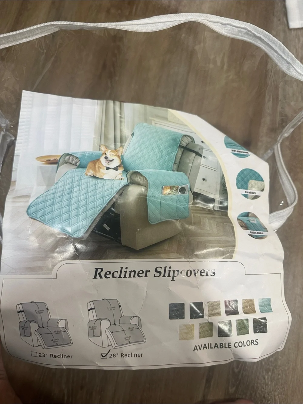 Recliner Slipcover - maroon Protector